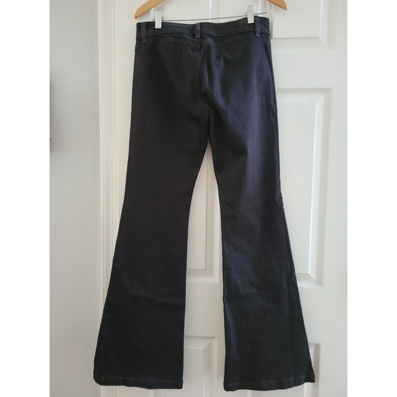 AG Adriano Goldschmied The Gamin Flare bootcut BlackJean pants size 31R - Picture 3 of 7
